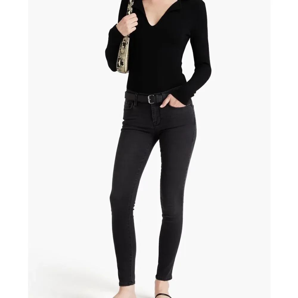 FRAME Le Skinny De Jeanne mid-rise skinny jeans 24 NWT $228